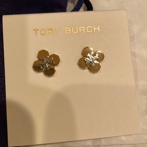 Tory Burch flower stud earrings